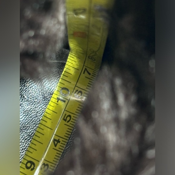 Gucci Web Brown Distressed Suede Fur Boots - Picture 9 of 9